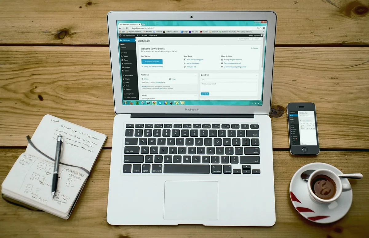 Dizüstü bilgisayarda e-ticaret mağaza paneline bakan kişi