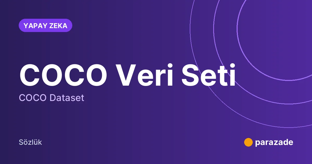 COCO Veri Seti nedir?