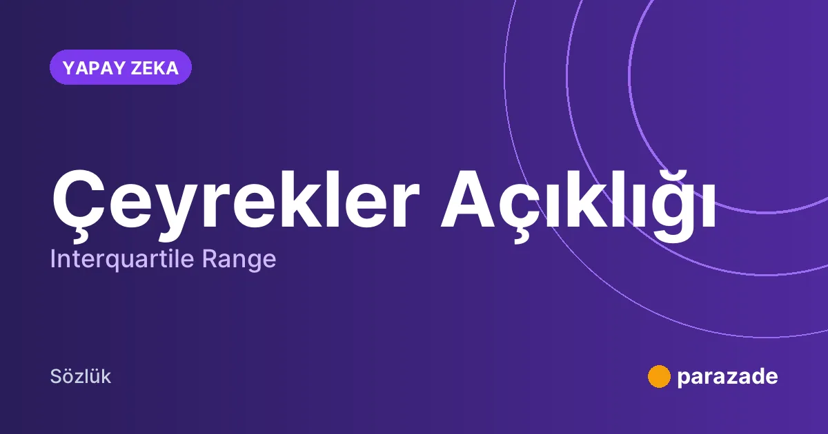 Çeyrekler Açıklığı nedir?