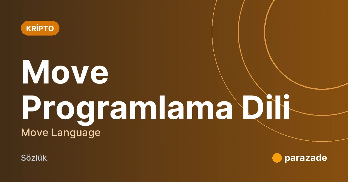 Move Programlama Dili nedir?