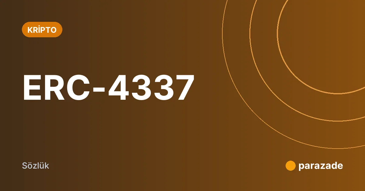 ERC-4337 nedir?