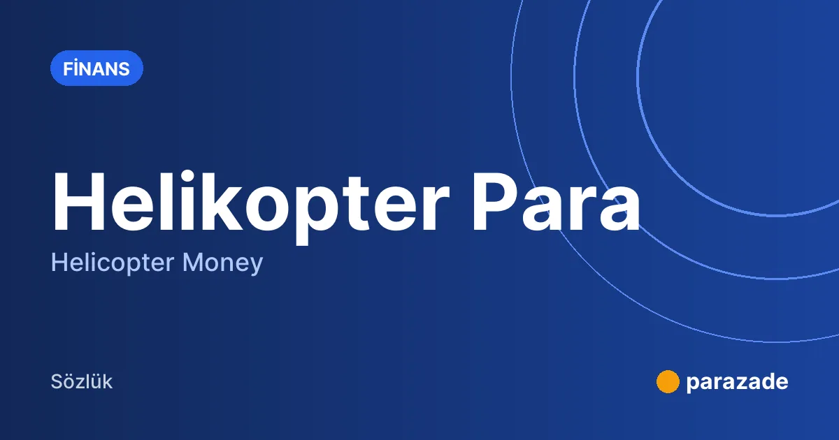 Helikopter Para nedir?