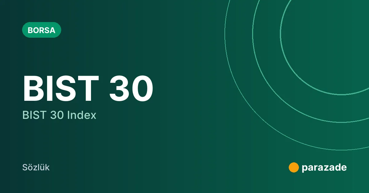 BIST 30 nedir?