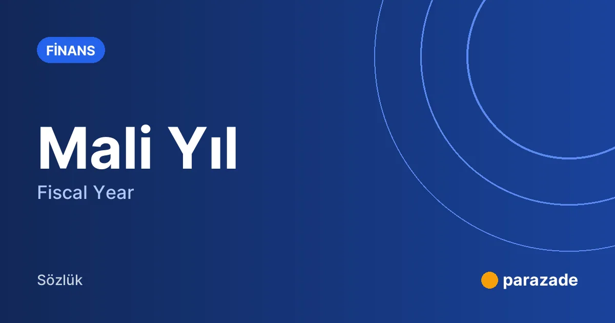 Mali Yıl nedir?