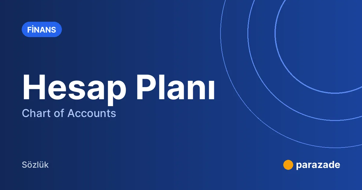 Hesap Planı nedir?
