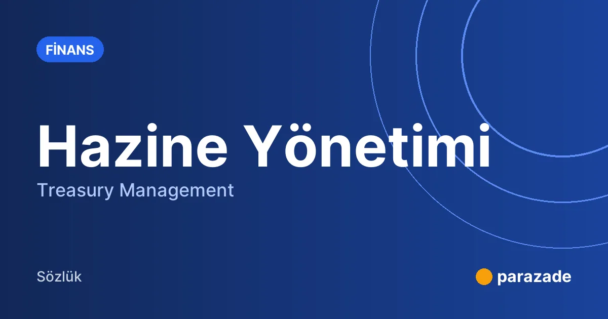 Hazine Yönetimi nedir?