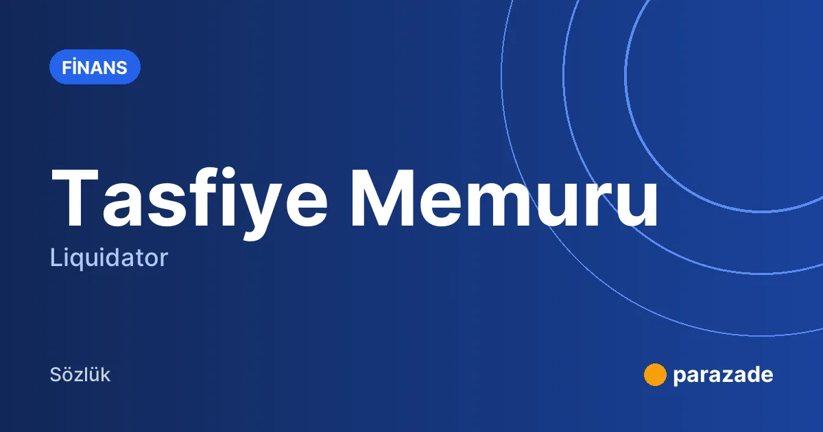 Tasfiye Memuru nedir?