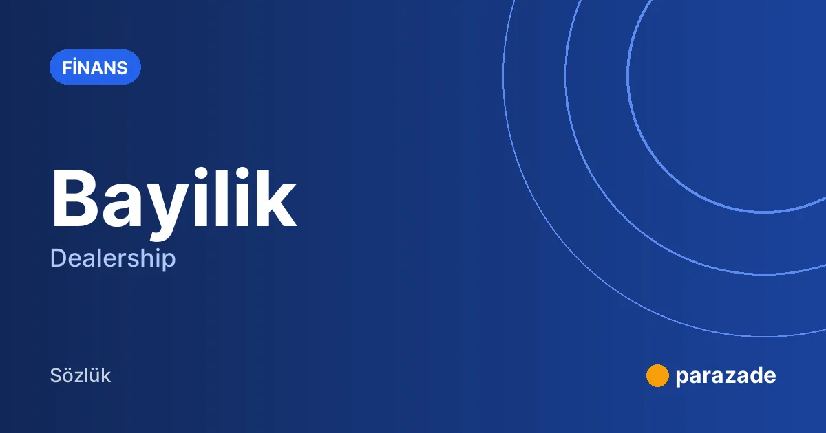 Bayilik nedir?