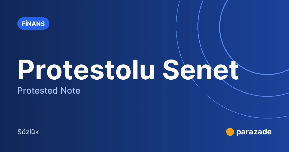 Protestolu Senet nedir?