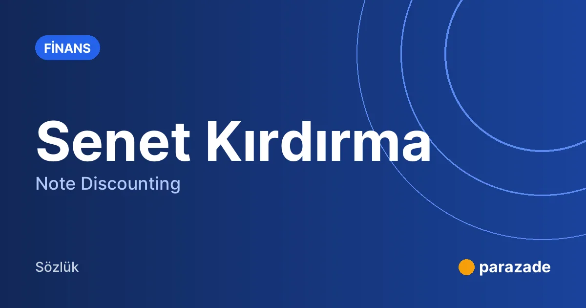Senet Kırdırma nedir?