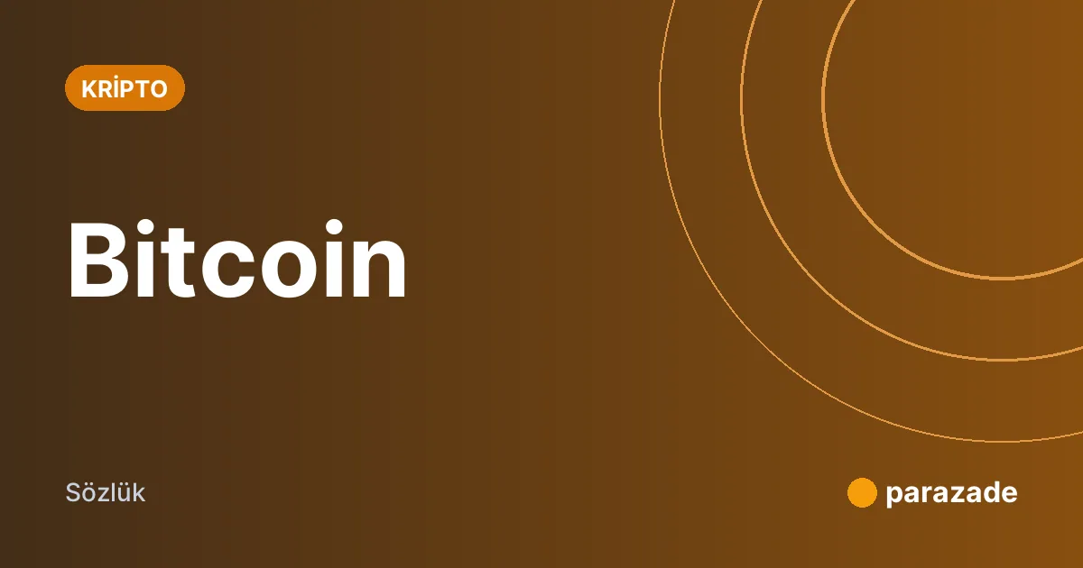 Bitcoin nedir?