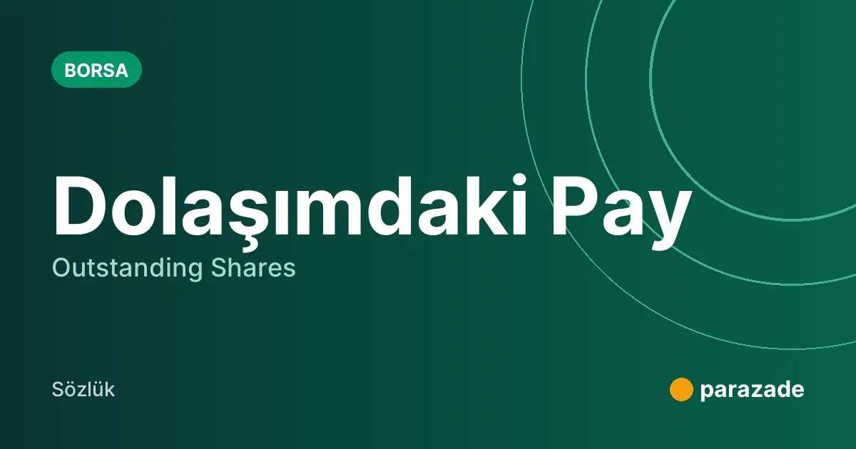 Dolaşımdaki Pay nedir?