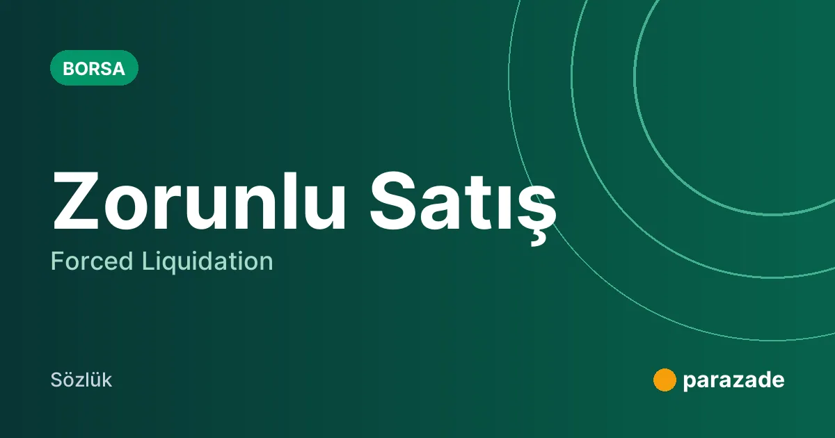Zorunlu Satış nedir?