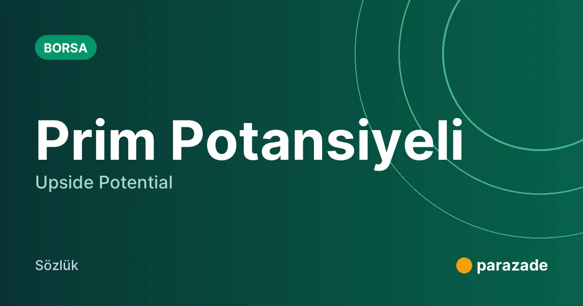 Prim Potansiyeli nedir?