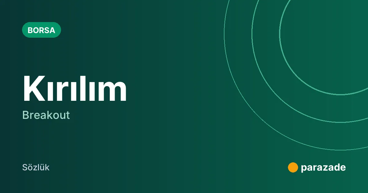 Kırılım nedir?