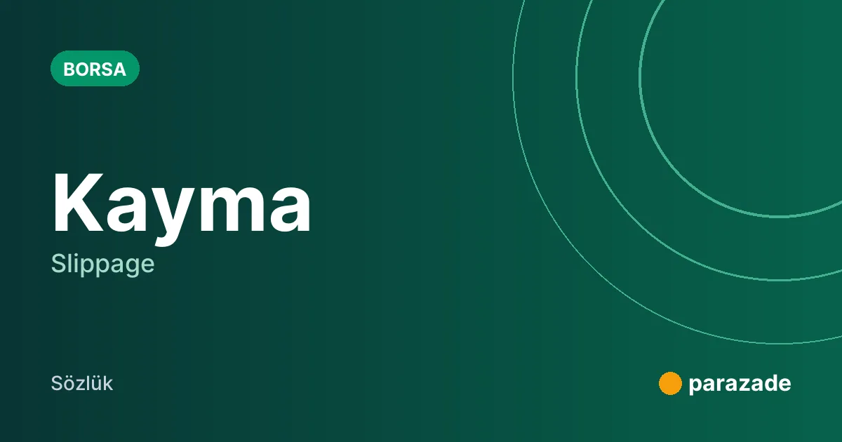 Kayma nedir?