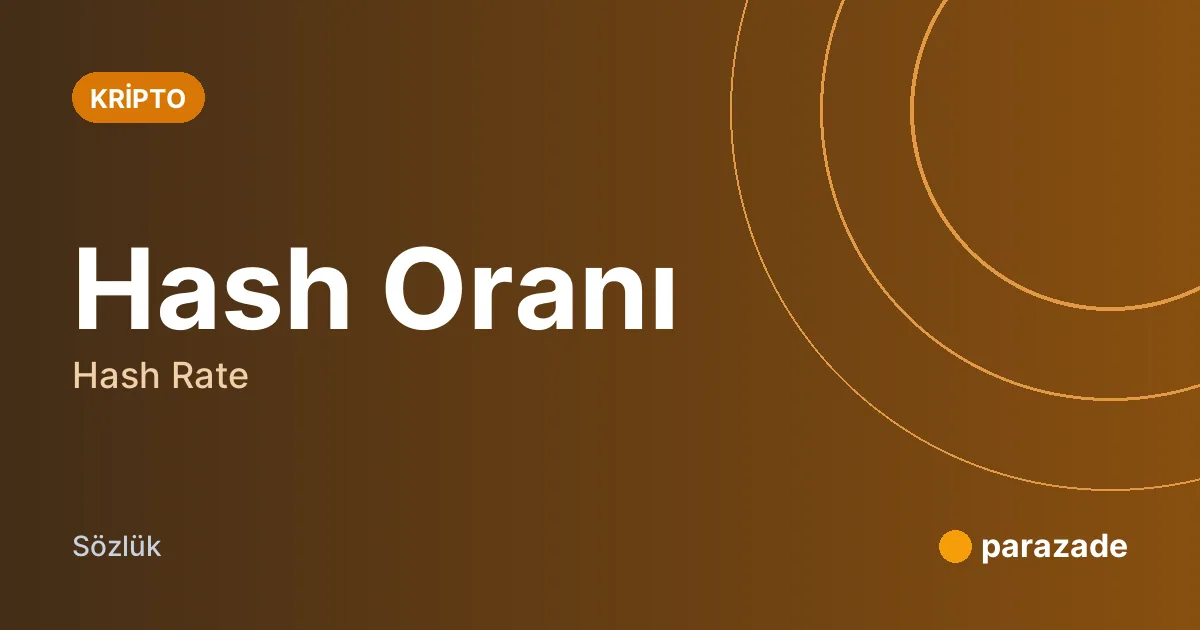 Hash Oranı nedir?