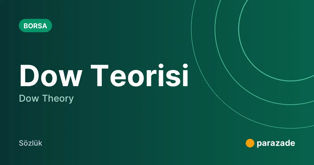 Dow Teorisi nedir?