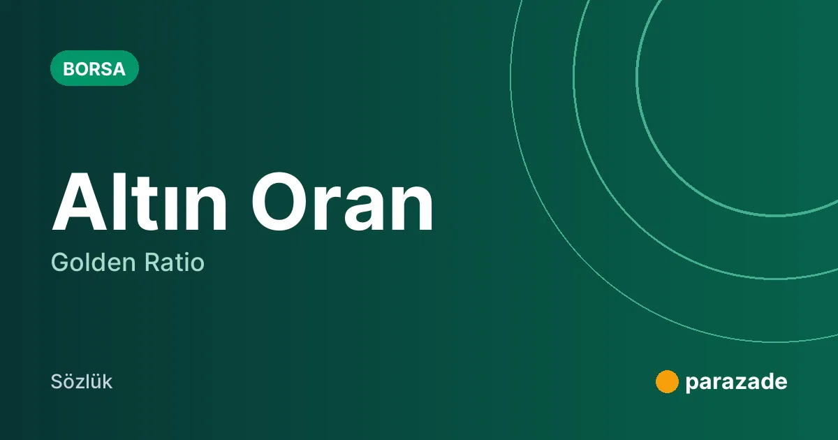 Altın Oran nedir?