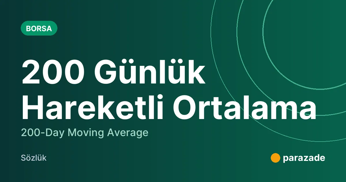 200 Günlük Hareketli Ortalama nedir?