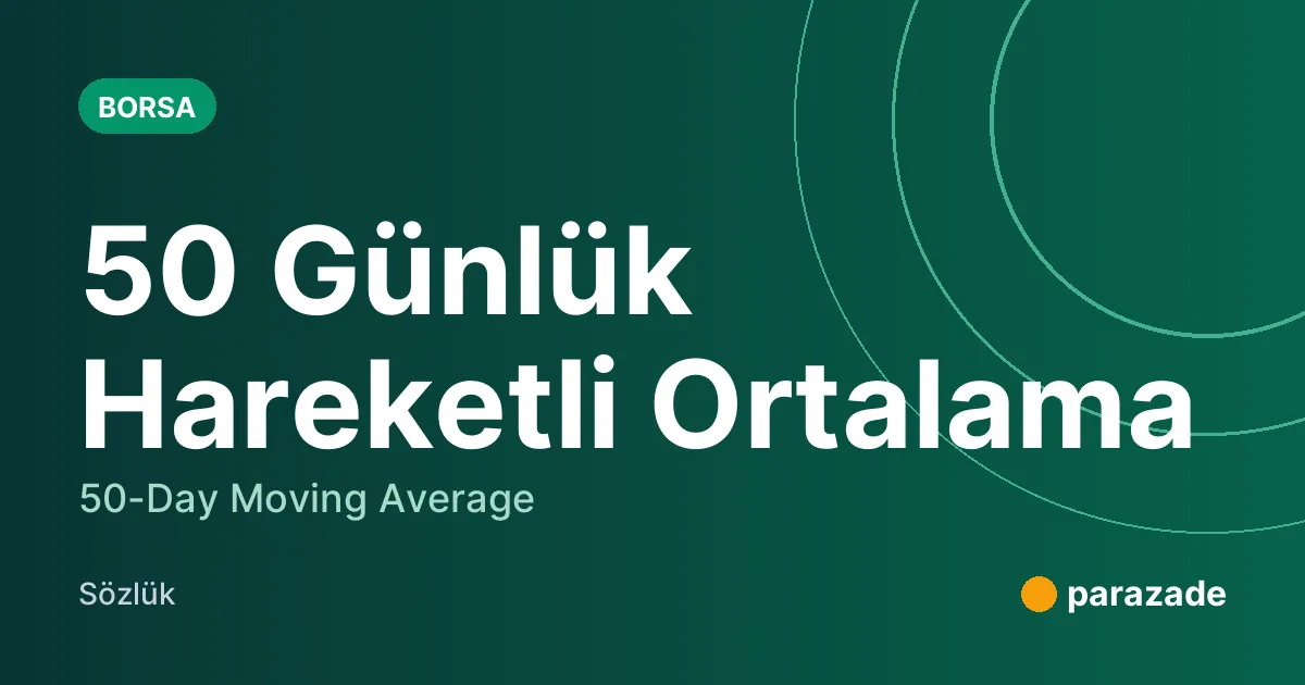 50 Günlük Hareketli Ortalama nedir?
