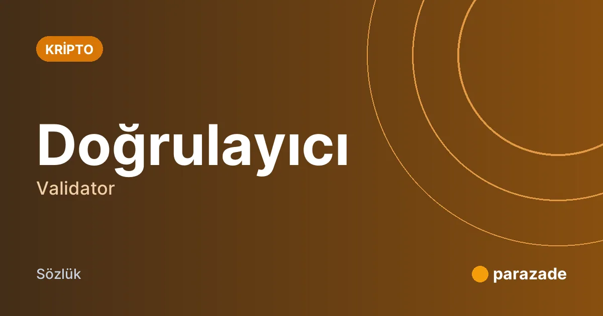Doğrulayıcı nedir?
