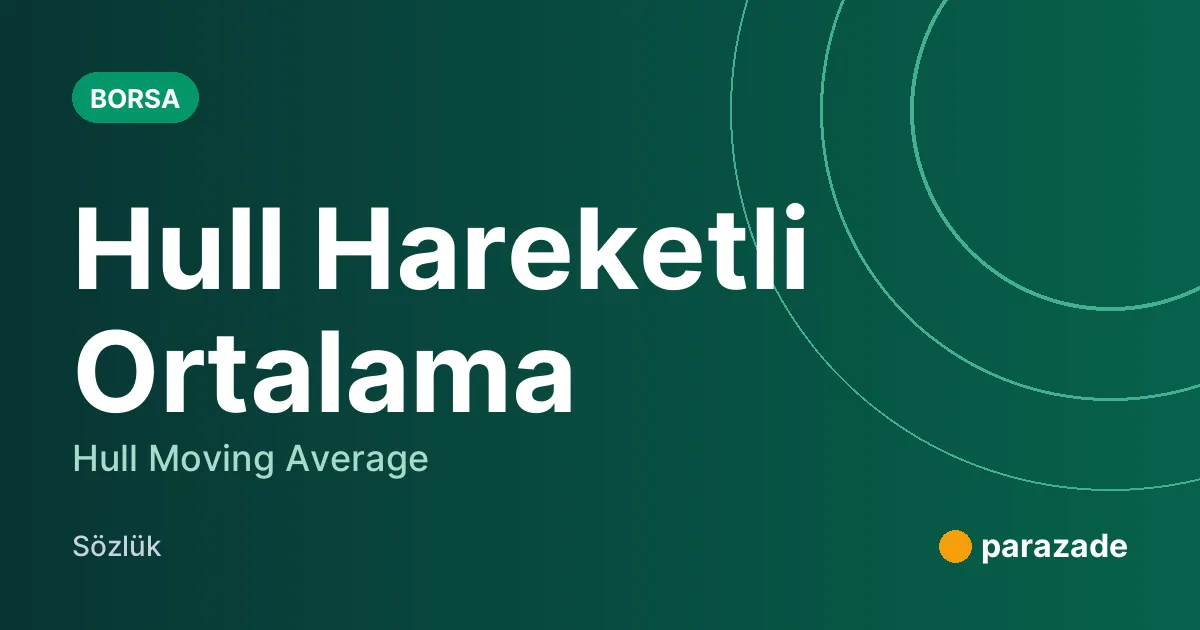 Hull Hareketli Ortalama nedir?
