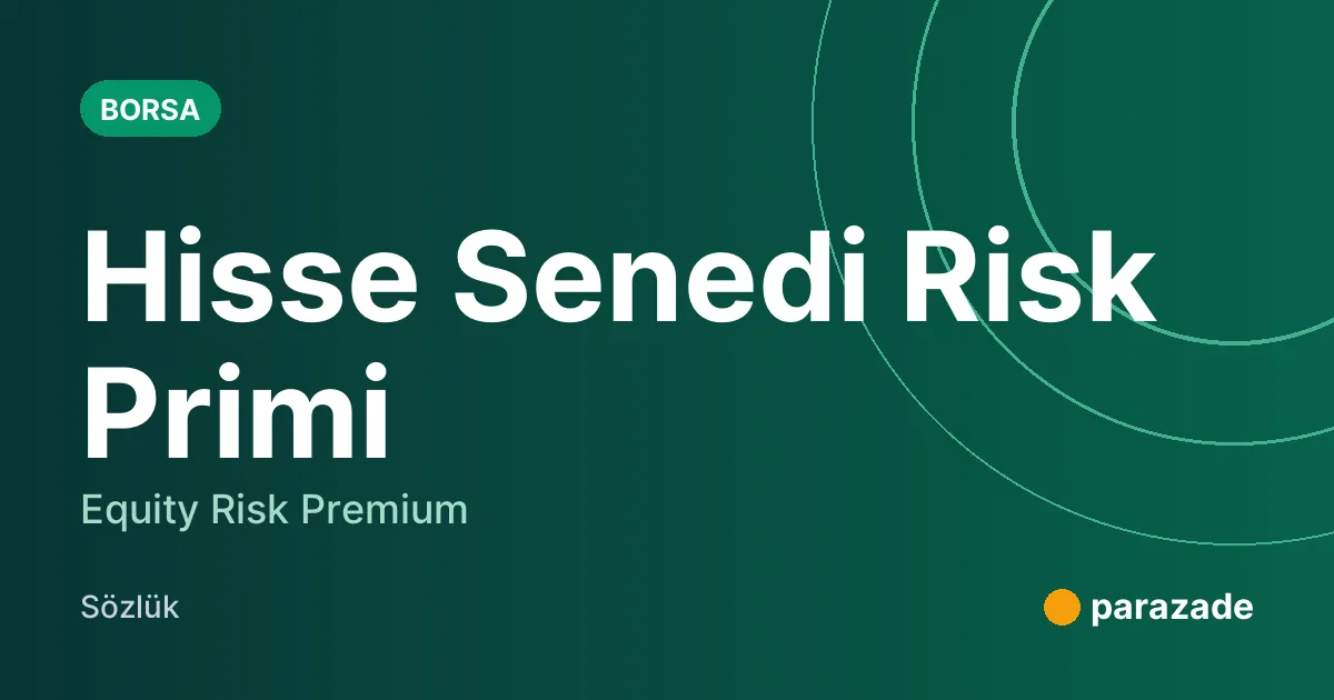 Hisse Senedi Risk Primi nedir?