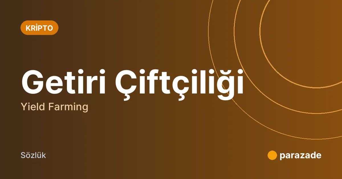 Getiri Çiftçiliği nedir?