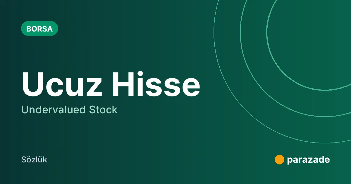Ucuz Hisse nedir?
