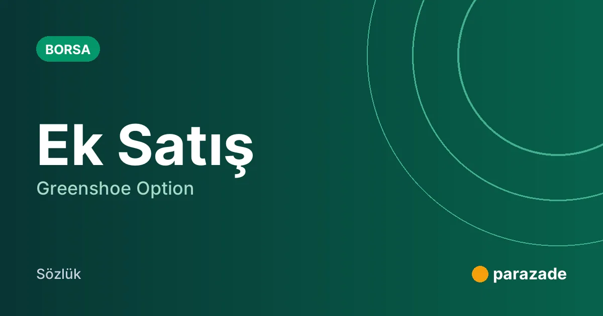 Ek Satış nedir?
