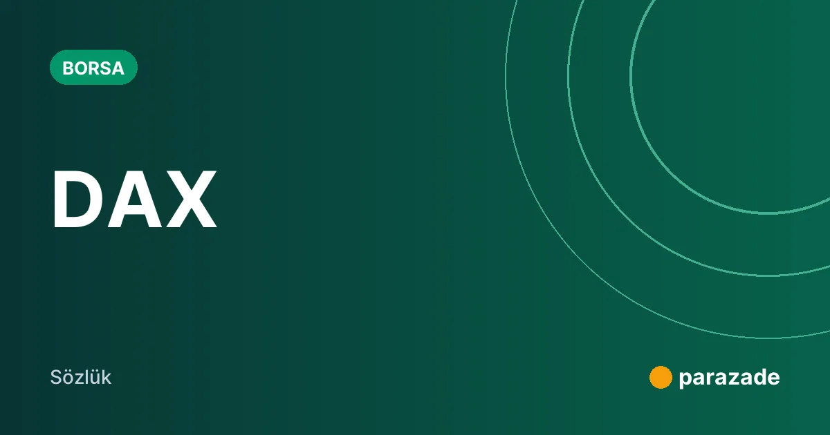 DAX nedir?