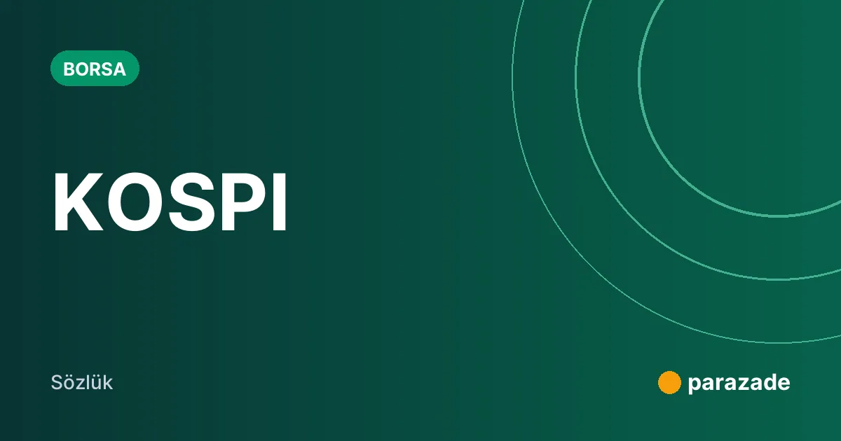 KOSPI nedir?