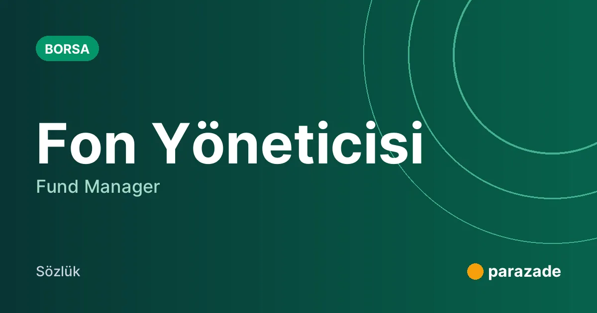 Fon Yöneticisi nedir?