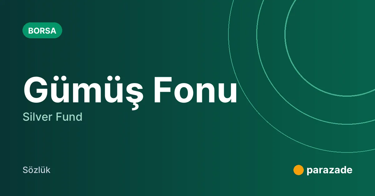 Gümüş Fonu nedir?
