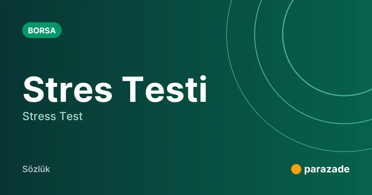 Stres Testi nedir?
