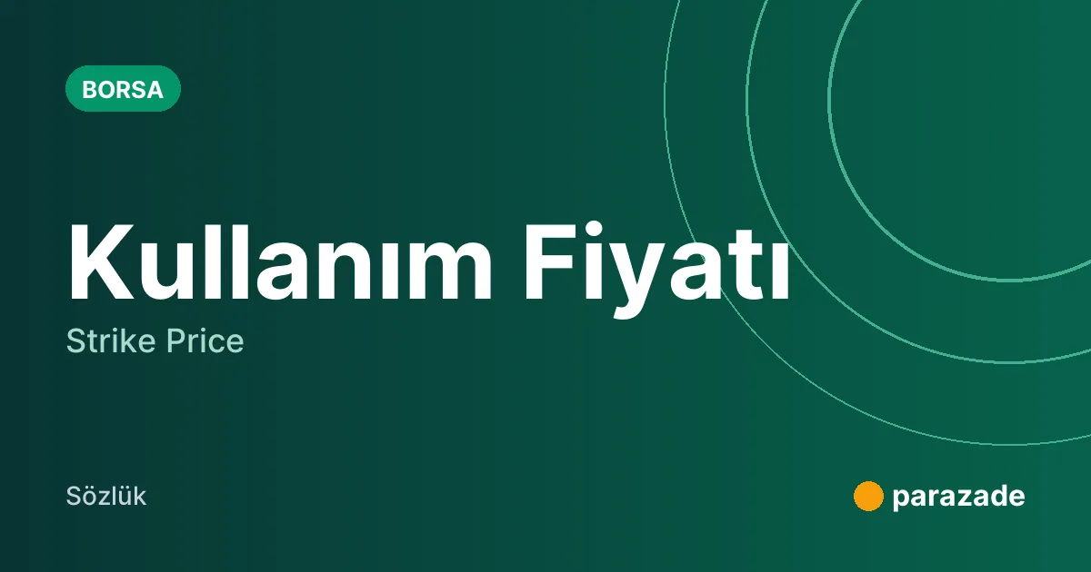 Kullanım Fiyatı nedir?