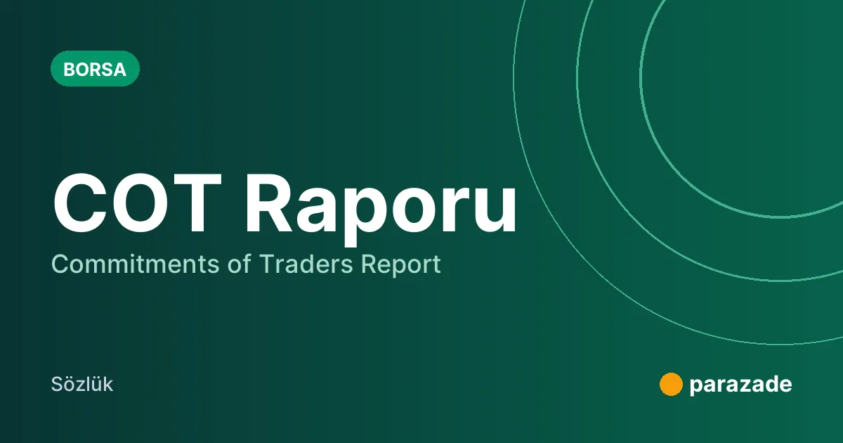 COT Raporu nedir?