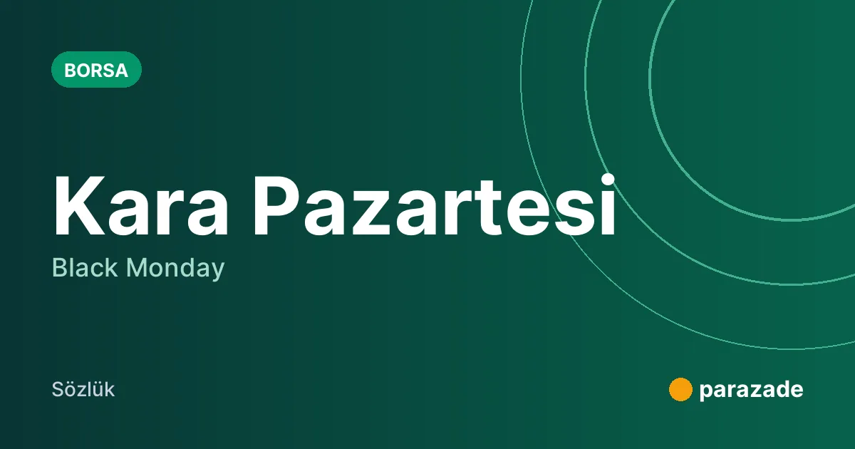 Kara Pazartesi nedir?