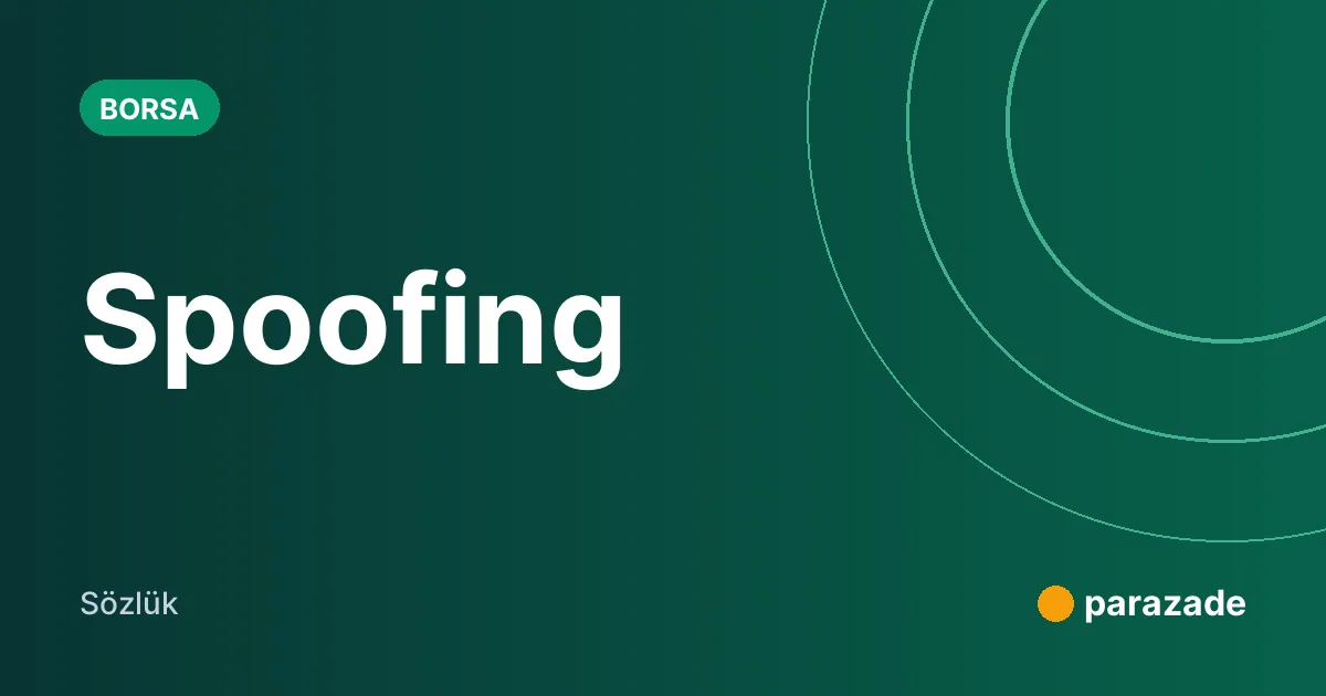 Spoofing nedir?