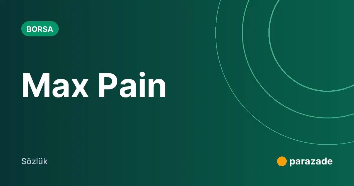 Max Pain nedir?