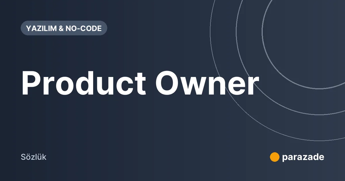 Product Owner nedir?