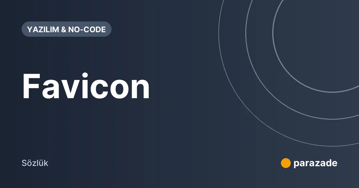 Favicon nedir?