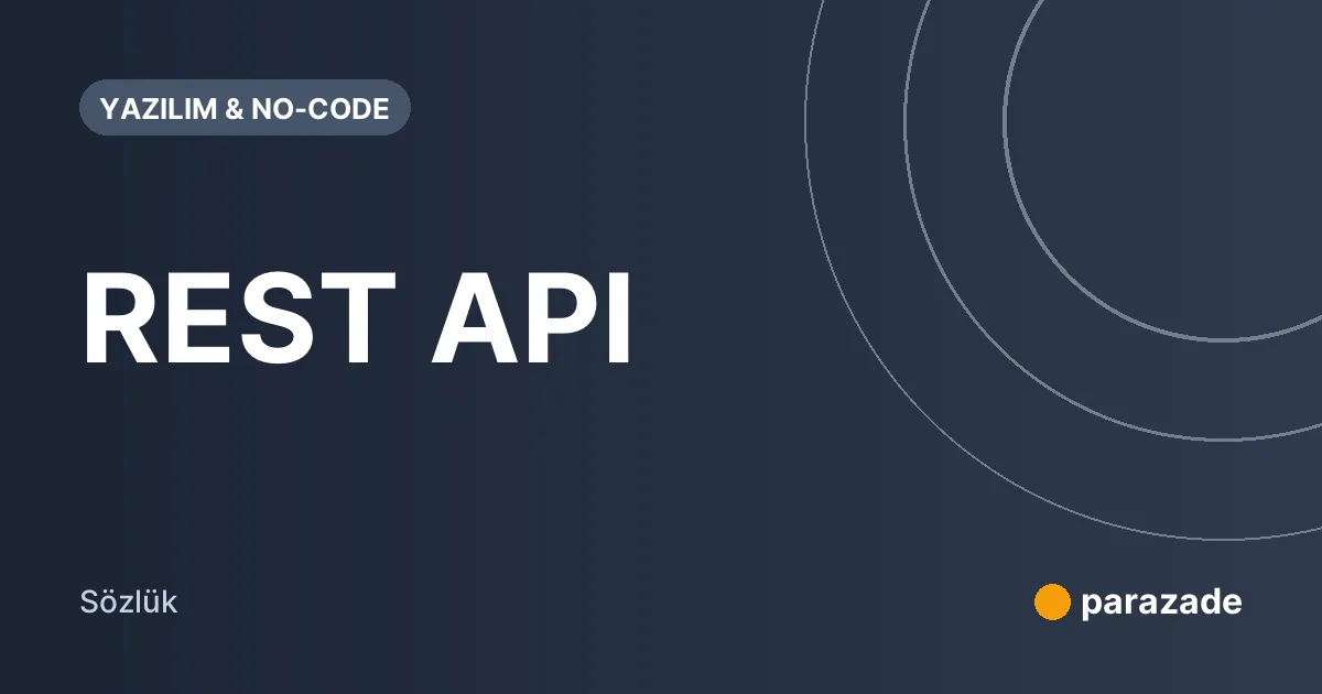 REST API nedir?