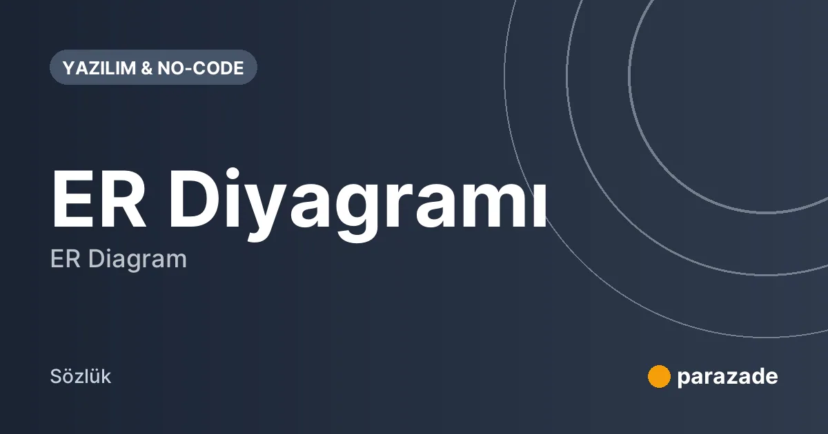 ER Diyagramı nedir?