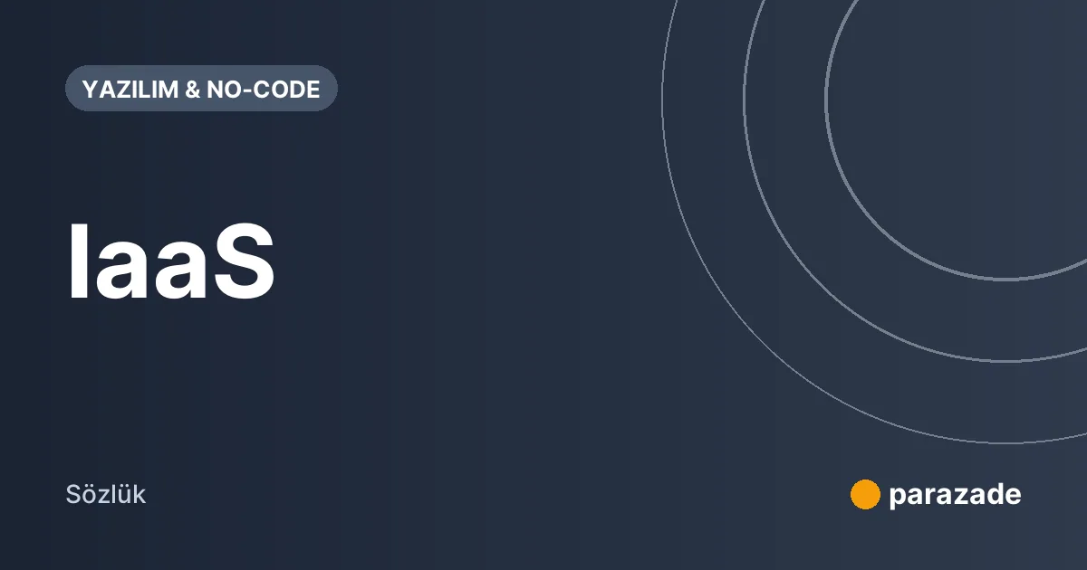 IaaS nedir?
