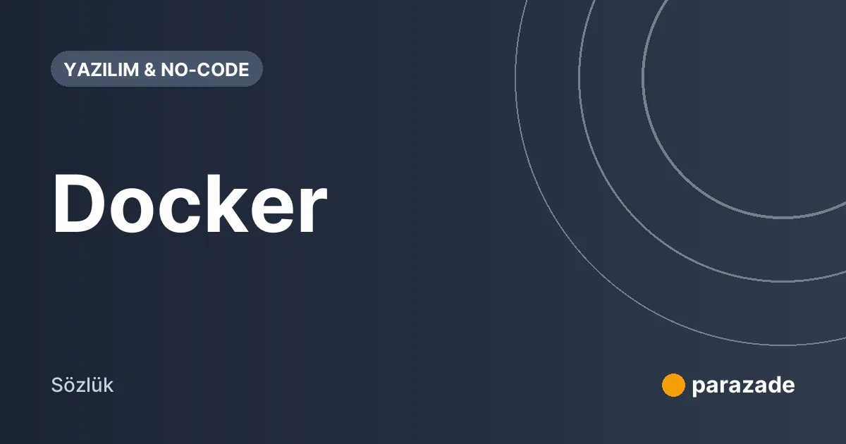 Docker nedir?
