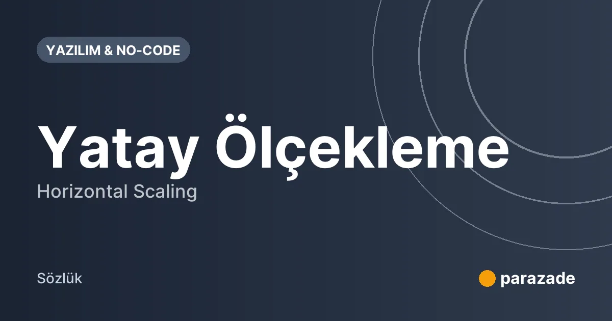 Yatay Ölçekleme nedir?
