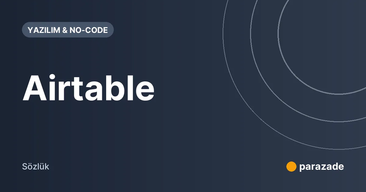 Airtable nedir?