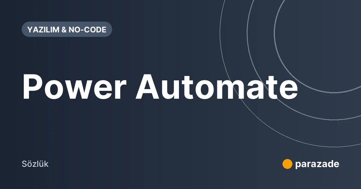 Power Automate nedir?
